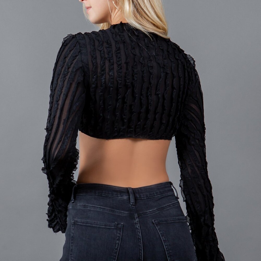 The Libby Ruffled Top - Picture 3 of 4